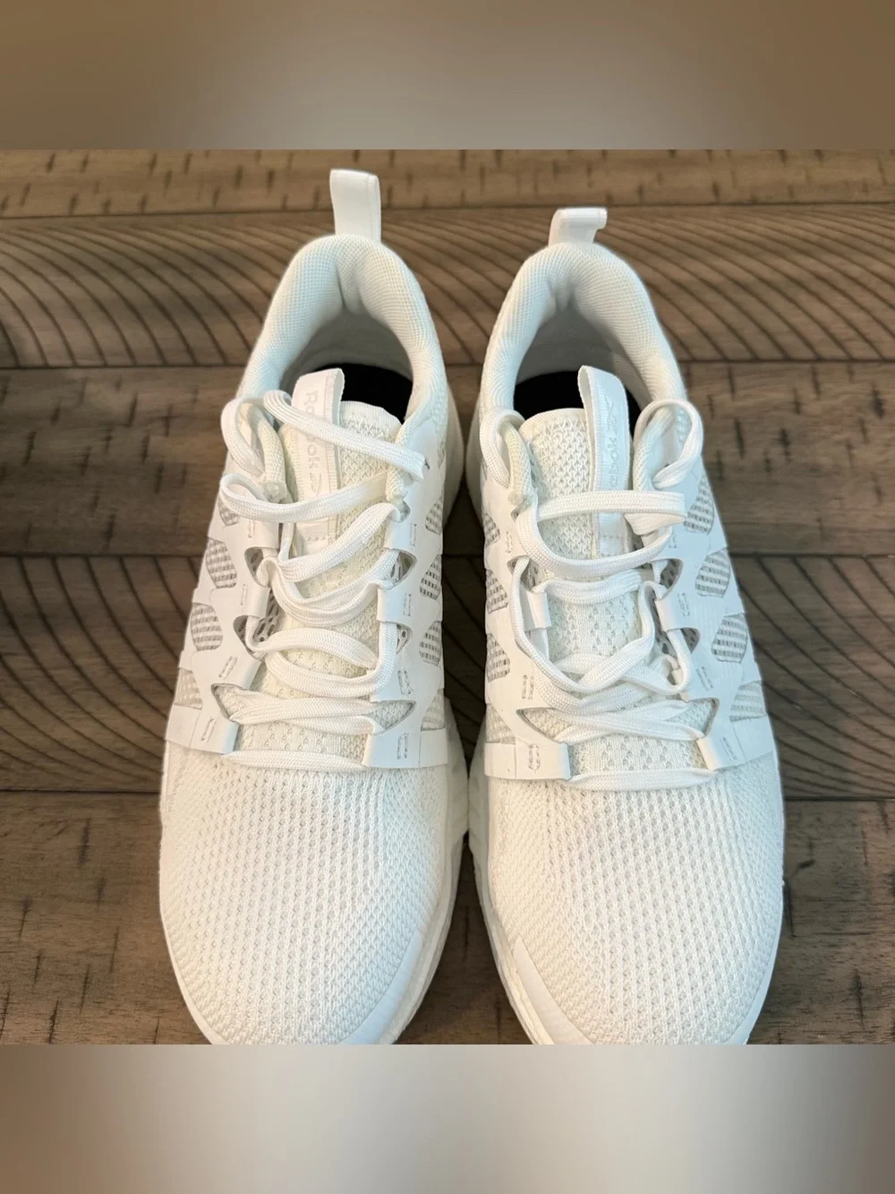 New Reebok Work Fusion Flexweave Composite Toe Shoes White Size 8.5